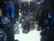 Repair of diving equipment