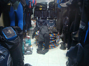 Repair of diving equipment